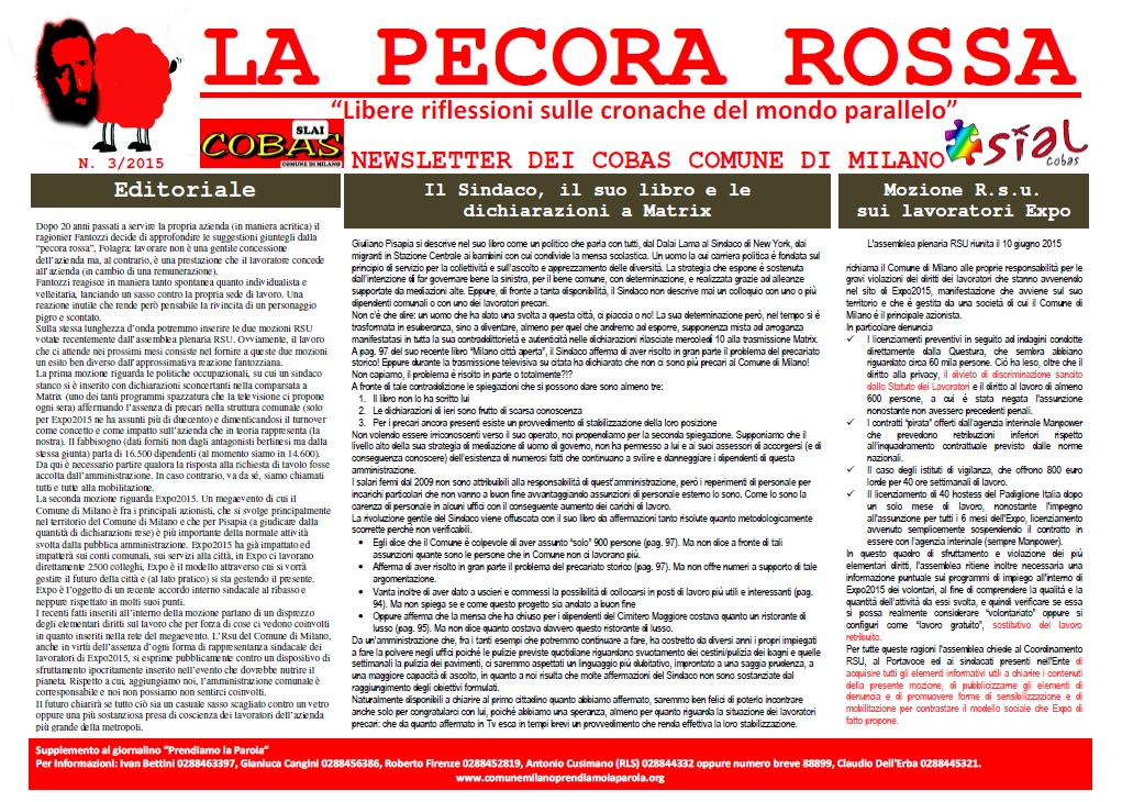 la Pecora Rossa 03-2015